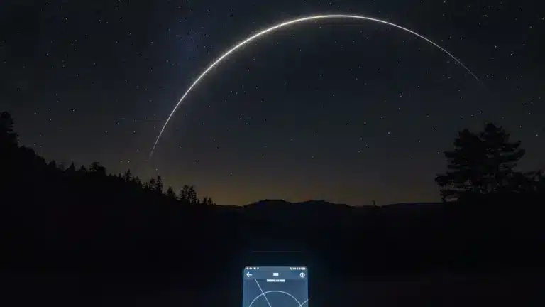 Baixe o App e Veja os Satélites Sobre Você