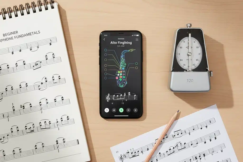 Apps Essenciais para Iniciantes em Saxofone e Exercícios
