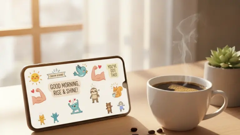 Apps Gratuitos com Frases Inspiradoras e Figurinhas Animadas para Bom Dia