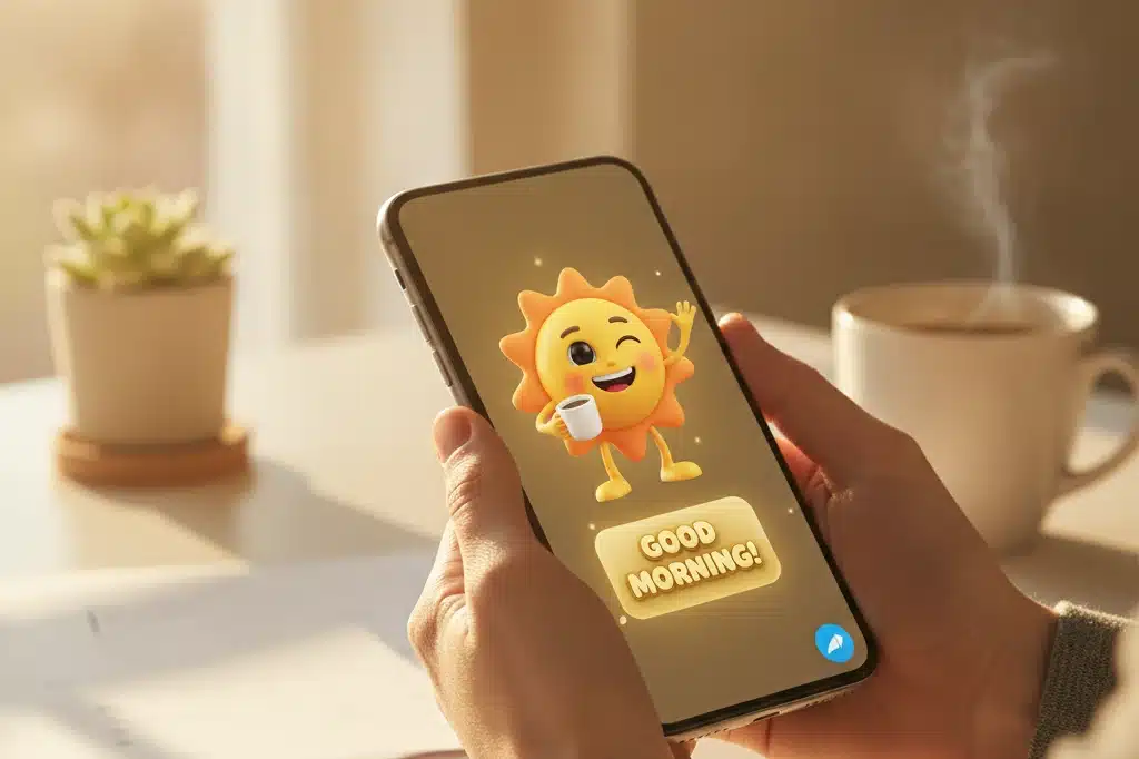 Apps Gratuitos com Frases Inspiradoras e Figurinhas Animadas para Bom Dia