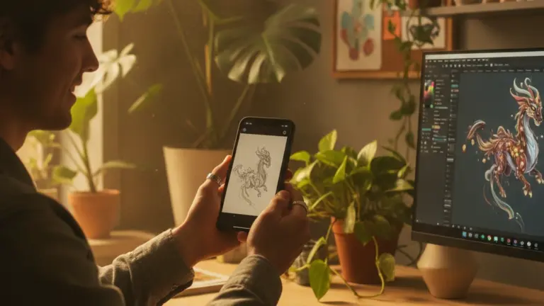 Apps de IA que Transformam Seus Esboços em Desenhos Profissionais