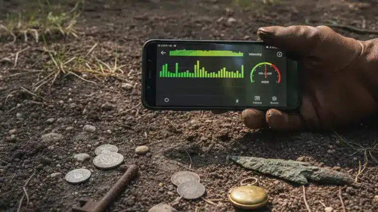 Detector de Metais Grátis no Seu Celular