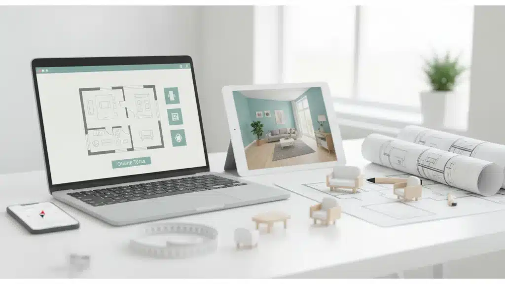 Ferramentas Online e Móveis para Planejar sua Decoração sem Custos