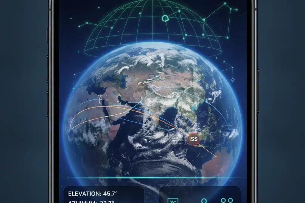 Melhores Apps Grátis para Rastrear Satélites e a ISS em Tempo Real