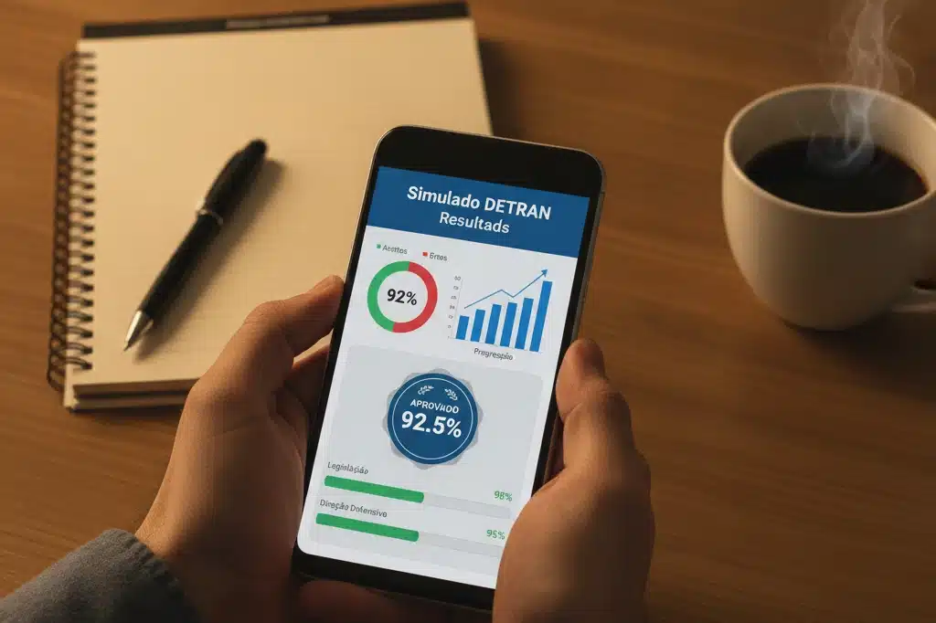 Melhores Apps Grátis para Simulado DETRAN e Prova de Autoescola