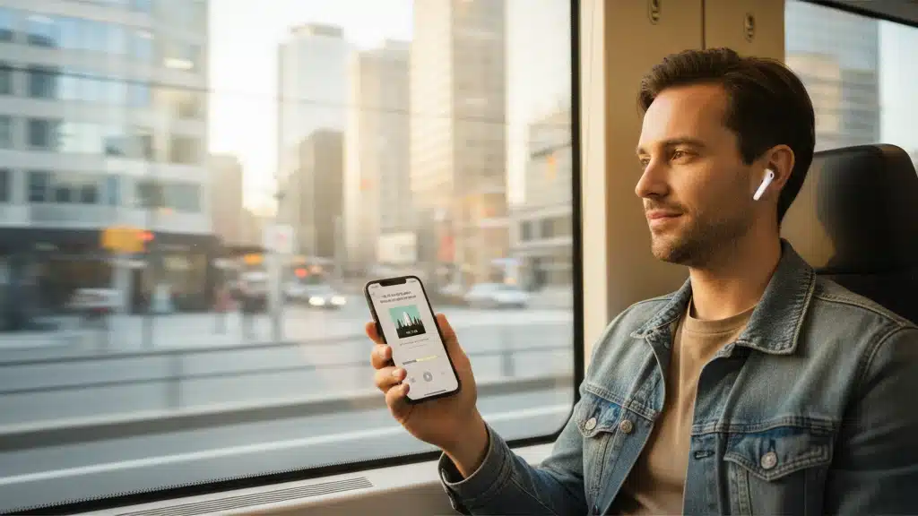 Transforme Tempo Parado em Leitura com Audiobooks