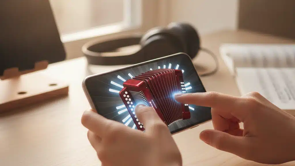 Aplicativos Grátis para Tocar Acordeon no Celular