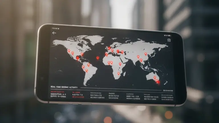 Baixe o App e Monitore os Terremotos Perto de Você