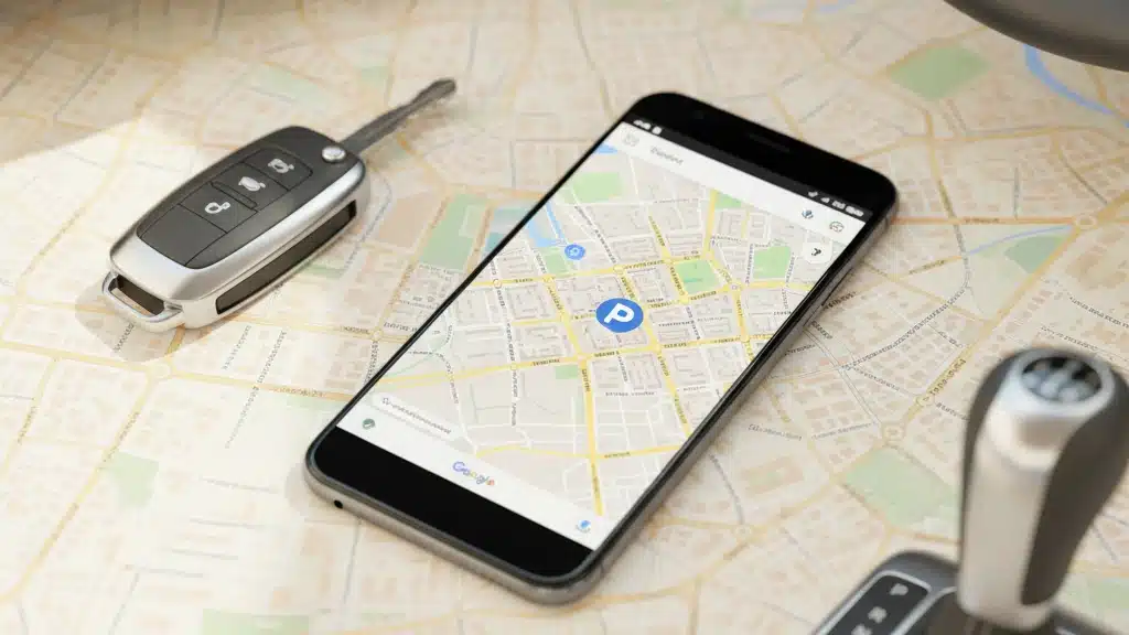 Como Usar o Google Maps para Localizar Onde Estacionou