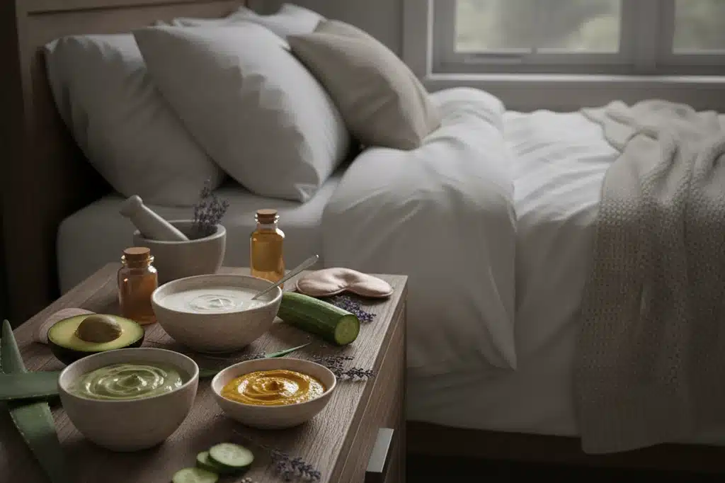 Receitas Caseiras para Renovar sua Pele Enquanto Dorme