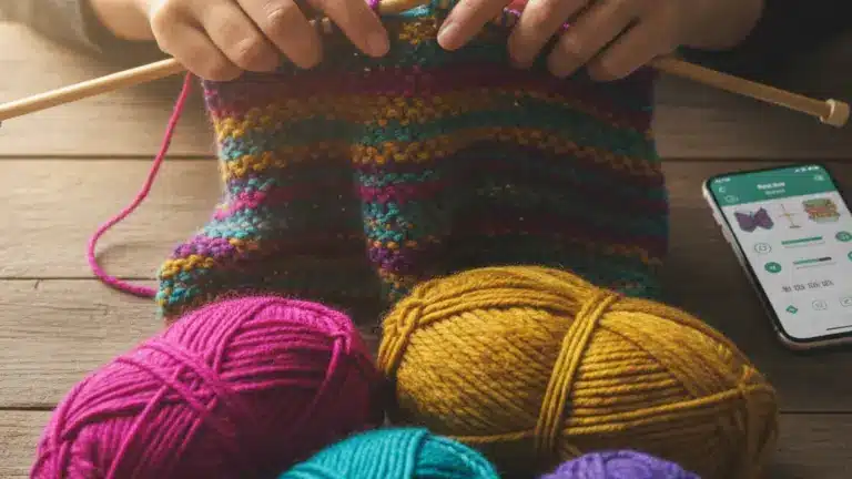 Top 5 Aplicativos Gratuitos de Artesanato para Dominar Pontos de Tricô e Crochê