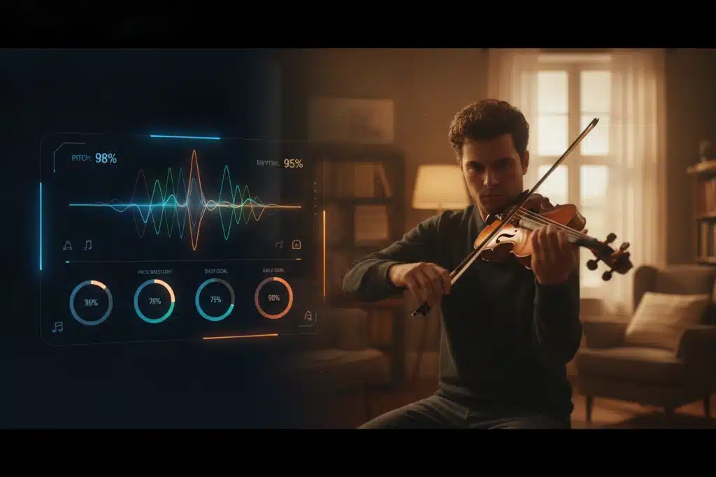 Apps para Aprender Música com Análise de Desempenho Instantânea
