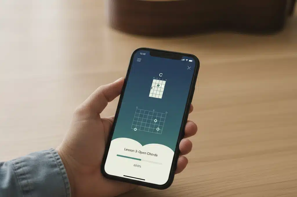 Apps Gratuitos de Aulas de Violão com Métodos Passo a Passo