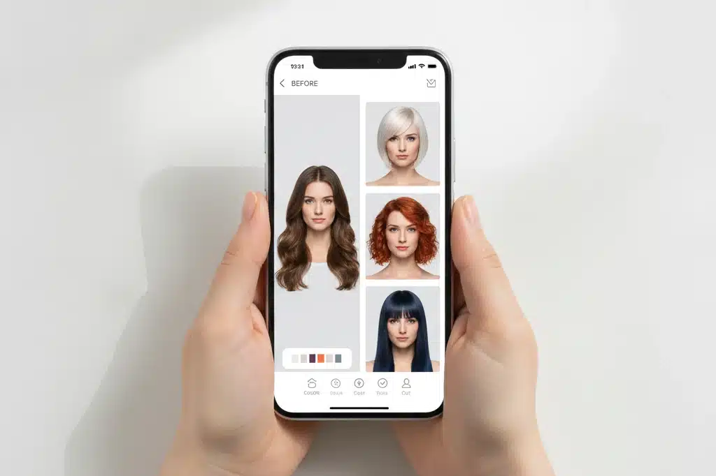Os Melhores Apps para Visualizar Cortes e Cores de Cabelo Antes de Mudar