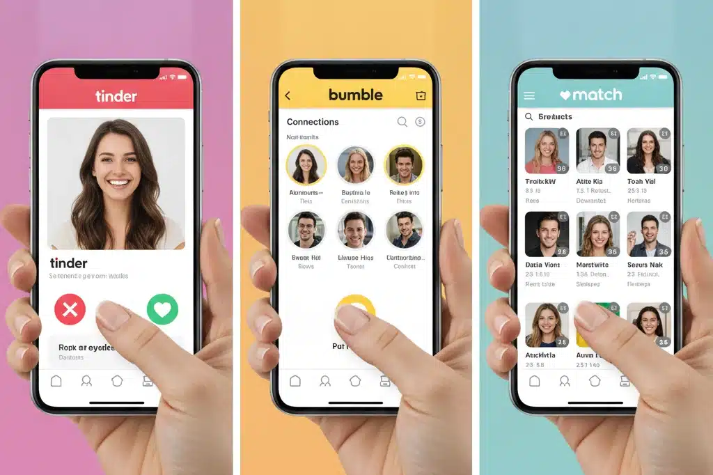 Tinder, Bumble e Match: Qual App Escolher para Conhecer Seu Amor?