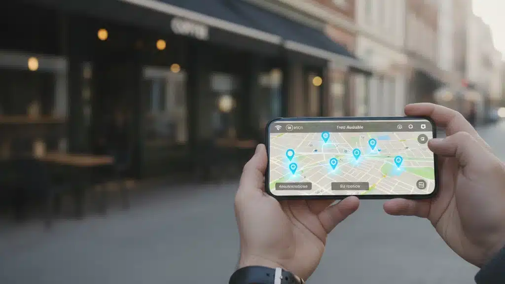 Todos os WiFi Grátis da Sua Região num Mapa